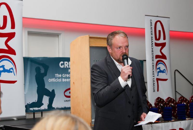 20171020 GMCL Senior Presentation Evening-1.jpg - Greater Manchester Cricket League, (GMCL), Senior Presenation evening at Lancashire County Cricket Club. Guest of honour was Geoff Miller with Master of Ceremonies, John Gwynne.
